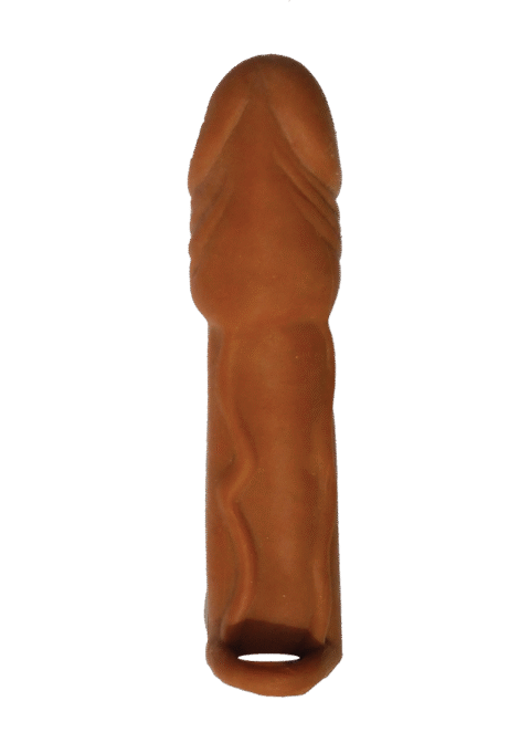 Skinsations Latin Lover Series Husky Lover 7 Inch Vibrating - Brown