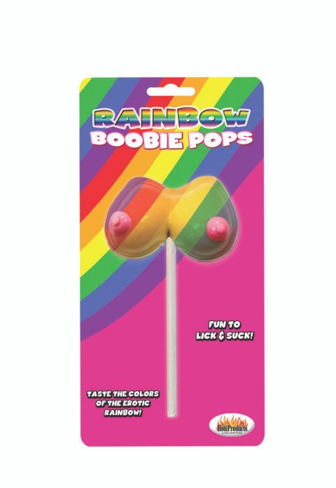 Rainbow Boobie Pops - 1.48 Oz.